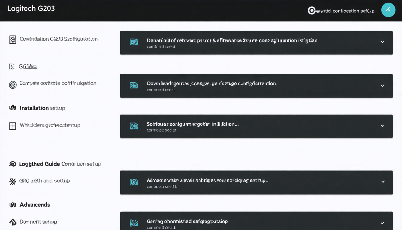 Logitech G HUB Software for G203 LIGHTSYNC